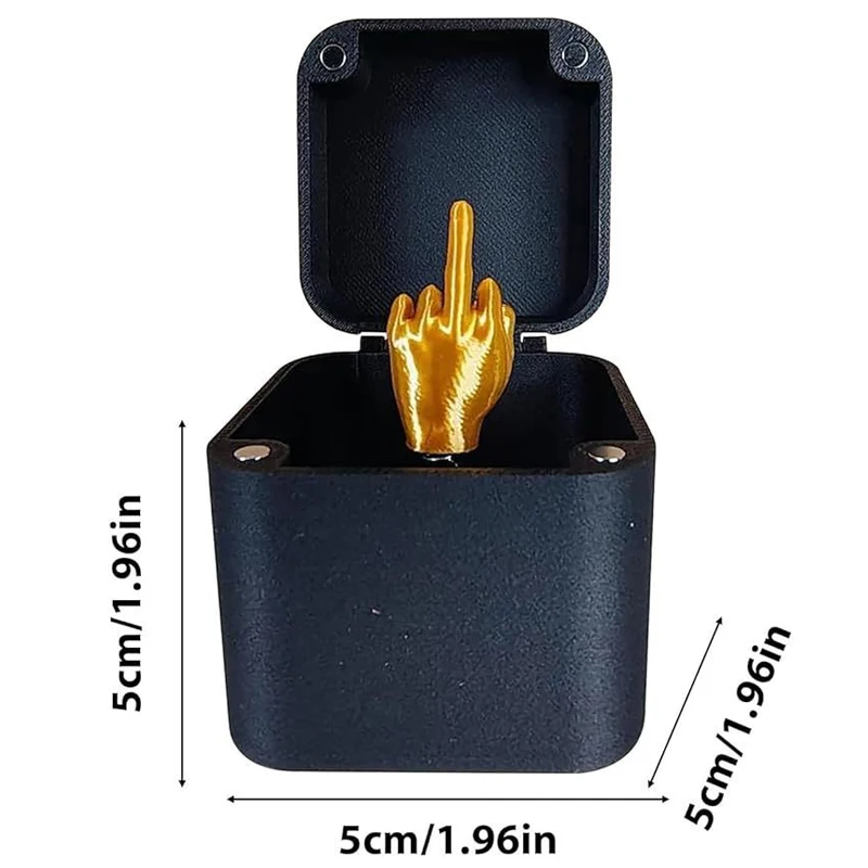 1 قطعة هدية مفاجأة صندوق الاصبع الوسطى نموذج ديكور المنزل العملي نكتة الهدايا مكتب الديكور ألعاب مثيرة للاهتمام المنبثقة هدية سيكيزهان