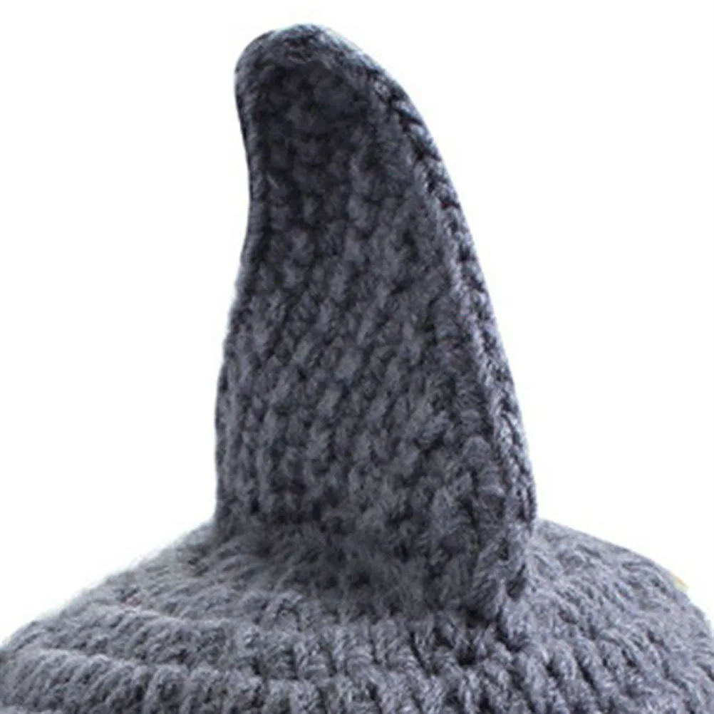 

1Pcs Grey Winter Baby Hat Knit Cartoon Shark Design Warm Stretchy Beanie Kids Cap Autumn Gift Hat Beanie Hats Knit Cap