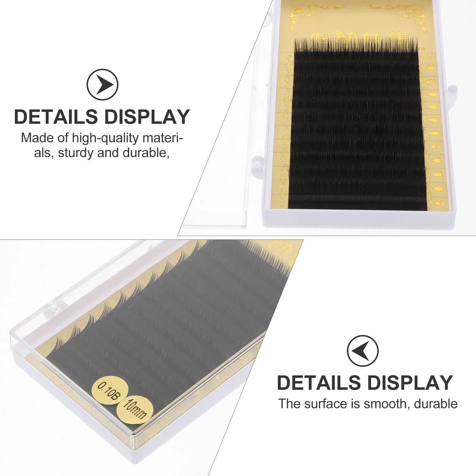 

False Eyelashes Black Silk Protein Faux Long Thick Comfortable Daily Party Makeup Dense lashes Extensions