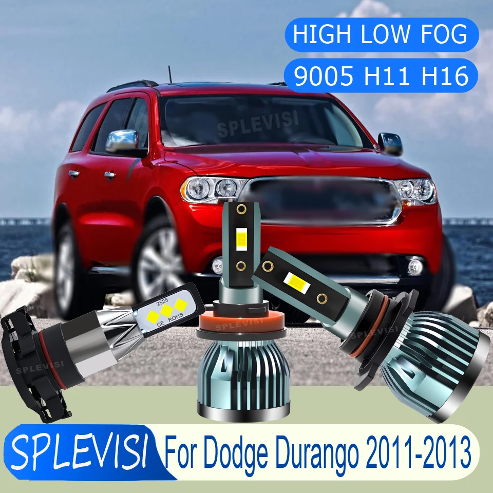 LED Easy Installation and Removal​ Longevity Headlight foglight For Dodge Durango 2011 2012 2013 / Charger 2011 2012 2013 2014