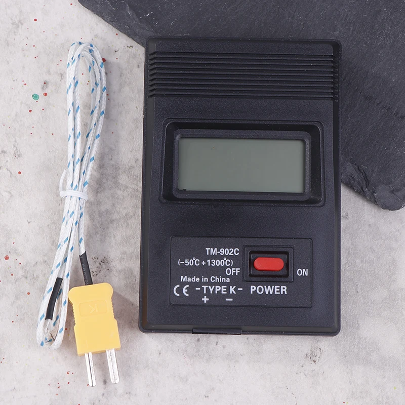 TM-902C (-50C To 1300C) Temperature Meter TM902C Digital K Type Thermometer Sensor + Thermocouple Probe Detector