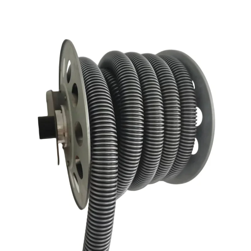 Reel With 30ft Extension Retractable , 1-1/4'' Wall Mount Vacuum Replaceable Hose Suitable
