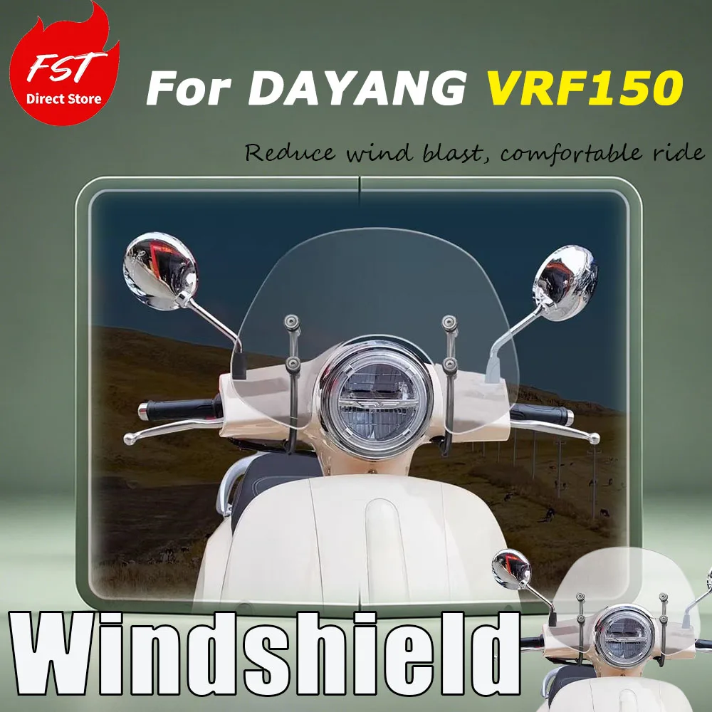 For DAYANG VRF150 Special windscreen modification accessory - windshield intake cover - windshield front panel