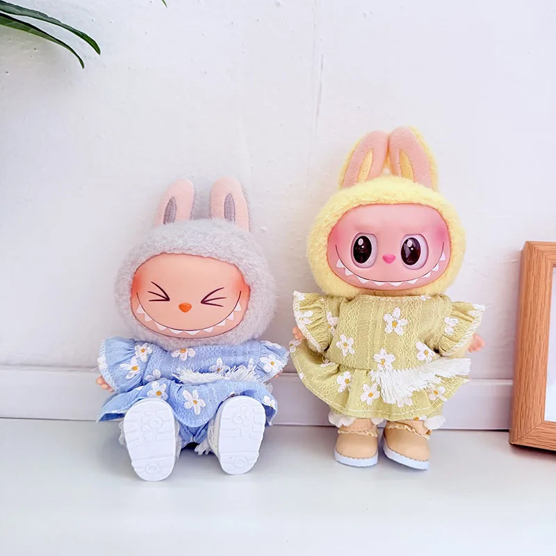

Fresh Floral Set 1st 2nd and 3rd Generation Labubu Trendy Labubu Vinyl Doll Decoration Clothes