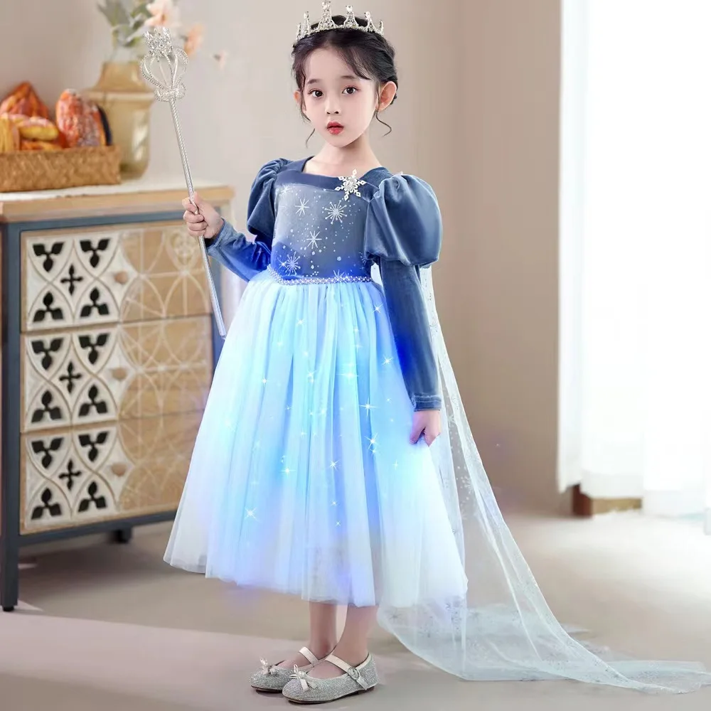 blue snow dress Snow Princess Dress Blu Moon Design