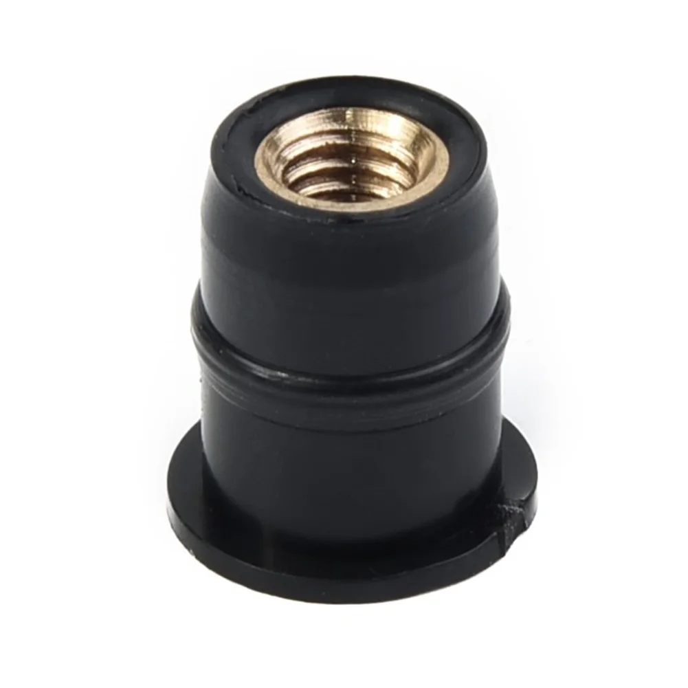 Nakrętki motocyklowe Nakrętki przedniej szyby Wibracje 5mm Nakrętki montażowe Panel Gumowa szyba przednia 4 szt. M5 Motocykl Gorąca sprzedaż