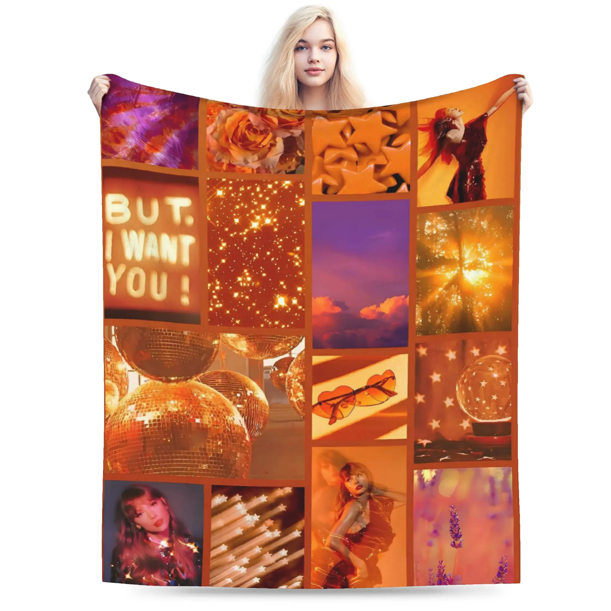 Warm Soft Blanket Travel The Life of A Showgirl Graphic Throw Blanket  Flannel Bedspread For Living Room Sofa Bed Cover