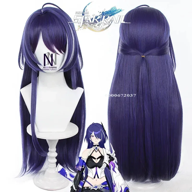 CyHonkai Star Rail Acheron Cosplay Costume Wig Outfit Dress Uniform Earrings Leggings Galaxy Rangers Halloween Party Women Props