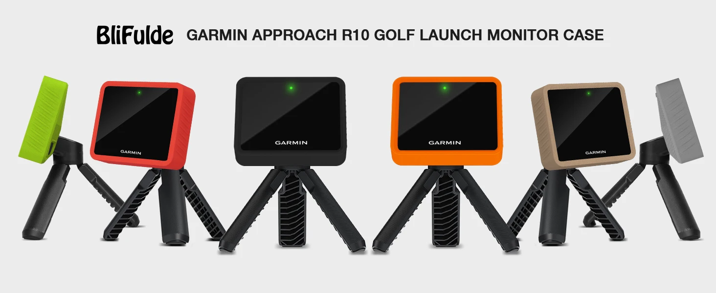 Weiche Silikonhülle für Garmin Approach R10 Golf Launch Monitor, stoßfeste Schutzhülle mit Displayschutzfolie, Zubehör – Detail 2