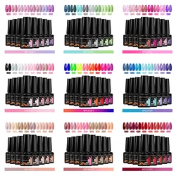8pcs Gel Nail Polish Set All-Season DIY Nail Art Manicure Design Semi Permanent Painting Gel For Nails Soak Off UV LED Varnish