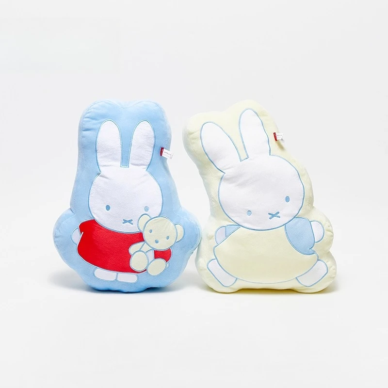 

Kawaii Miffy Plush Pillow Playful Soft and Comfortable Bedroom Sofa Ornaments Decorations Sleeping Pillow Girls Holiday Gifts