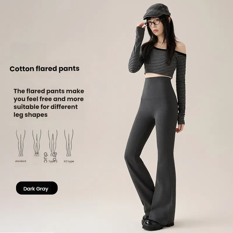 Leggings évasés taille haute pour femmes, pantalon de Yoga, contrôle du ventre, sans couture avant, extensible, Bootcut, pantalon Long décontracté, nouvelle collection