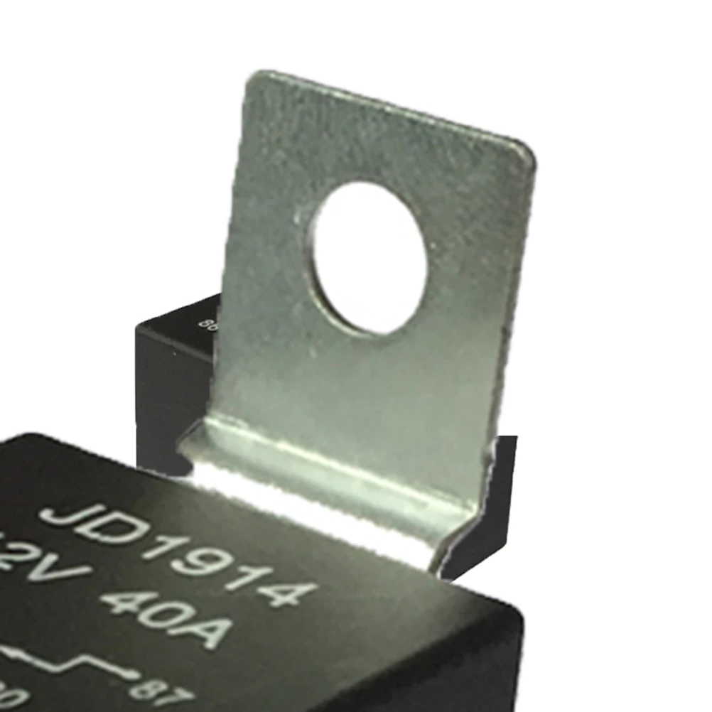 

Durable Relay Socket Base Holder Auto Mini Relay 5 Pin 12V 40A Relay Universal Relay for Auto Motorcycle (Black)