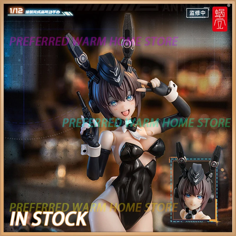 

In Stock Original Snail Shell RA-03 Anneliese Armour Bunny Girl Model Toys 1/12 Action Anime Figure Doll Beautiful Girl
