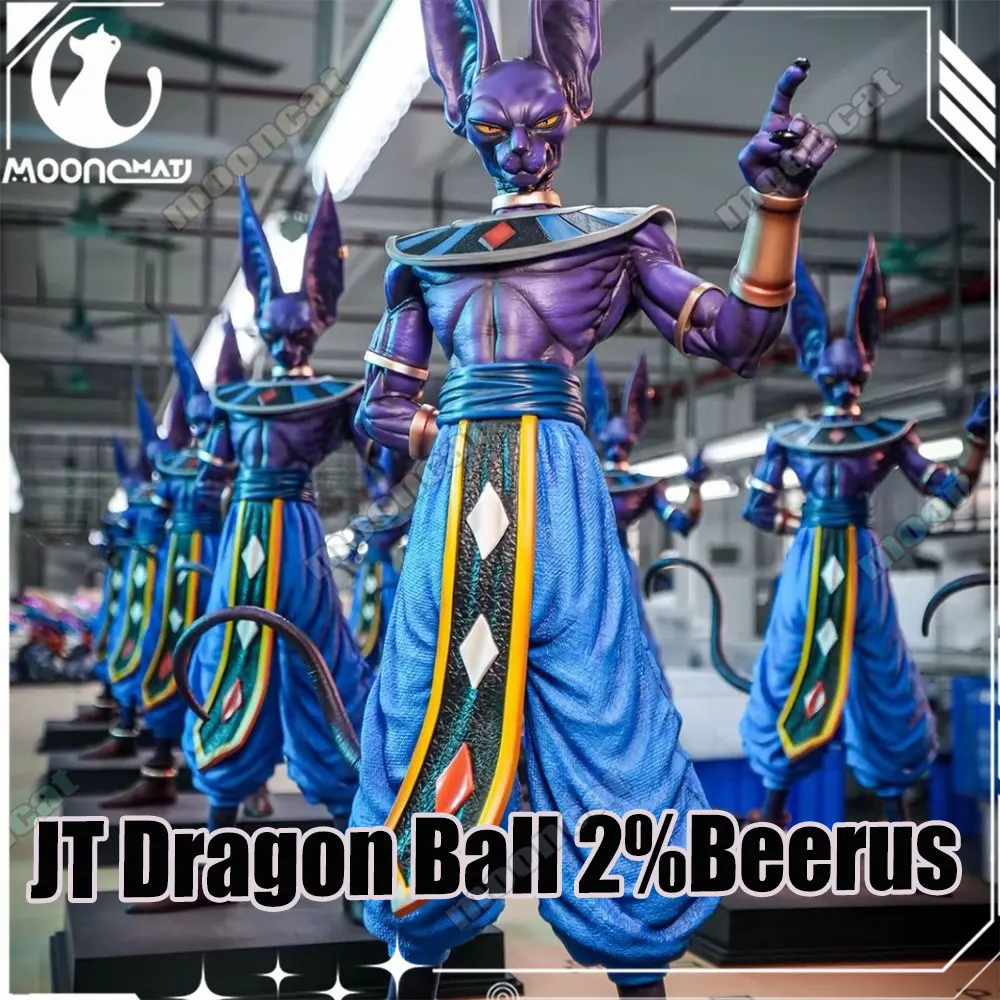 

2025 JT Toys 53cm Dragon Ball Z Anime Figure Beerus Gods of Destruction Figures JT Beerus Statue Collection Model Decor Gift Toy