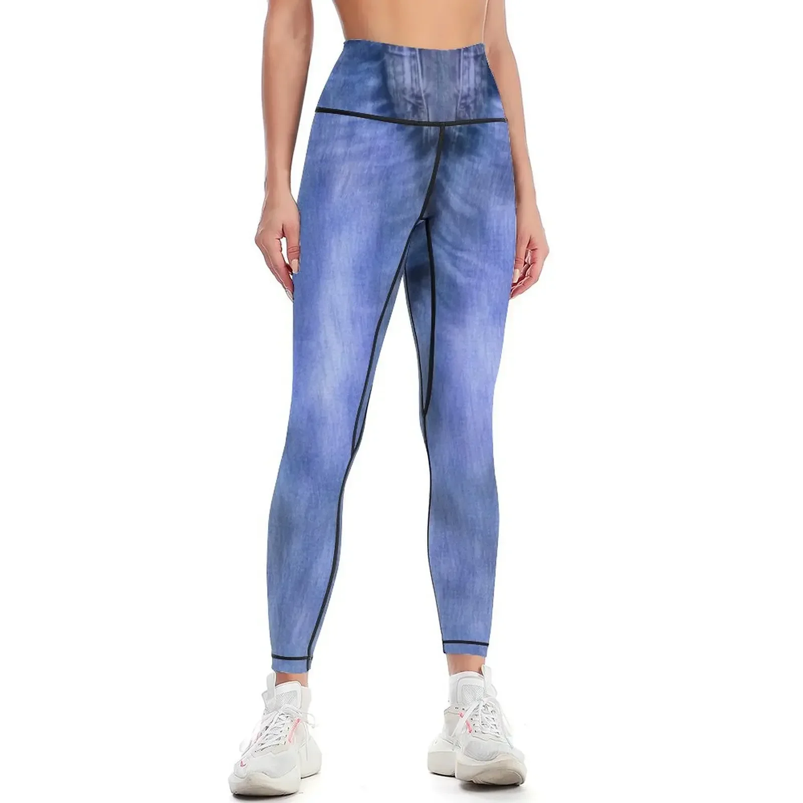 

Blue Jeans Variation Leggings Women's sports Leginsy push up Sports pants woman sports woman gym Womens Leggings