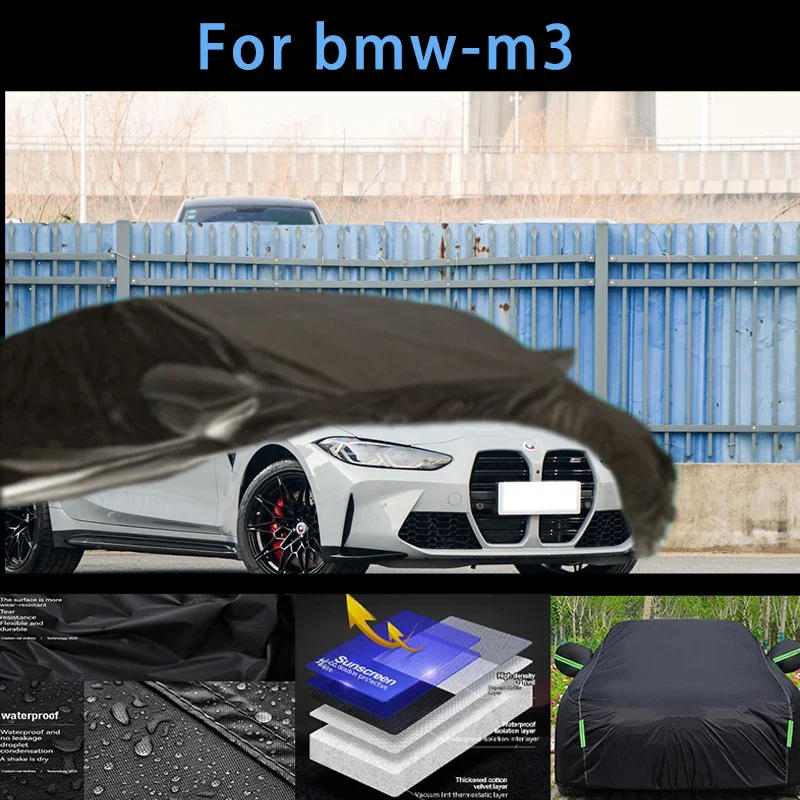 

For bmw-m3 Outdoor Protection Full Car Covers Snow Cover Sunshade Waterproof Dustproof Exterior Car accessories