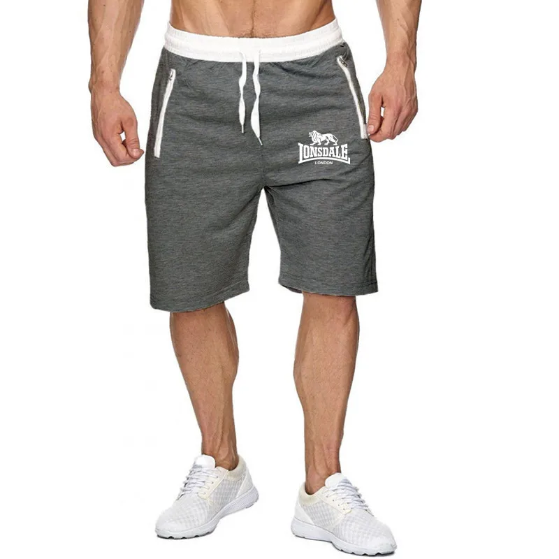 Men Run Shorts  Training Shorts Zipper Pockets Gym Sports  Short Casual  New Summer Fitness Short