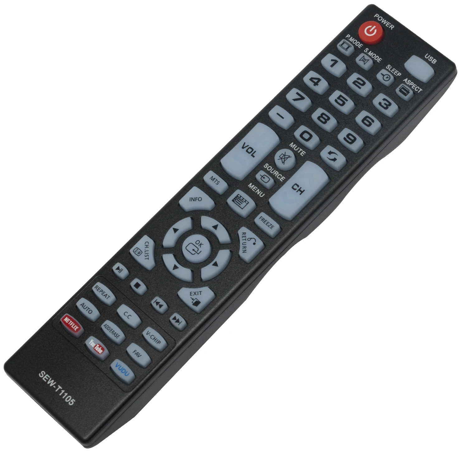 New Replacement Remote Control SEW-T1105 Fit for Element HDTV LED TV ELEFW581 ELEFT222 ELEFW3916 ELEFT326 ELEFT195 Remote