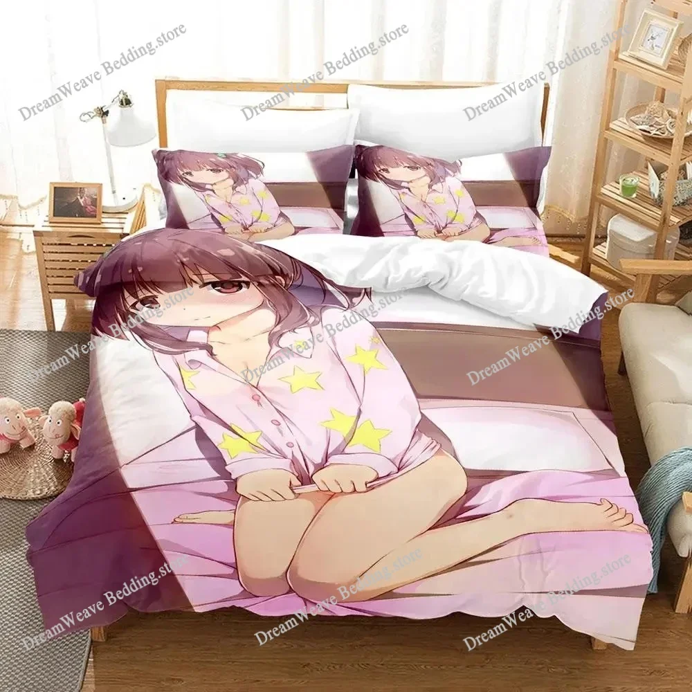 Chieri Ogata Luxury Bedding Set Japan Anime Cartoon Duvet Cover Set Comforter Bedspread Twin Single Size Printed Home Textile