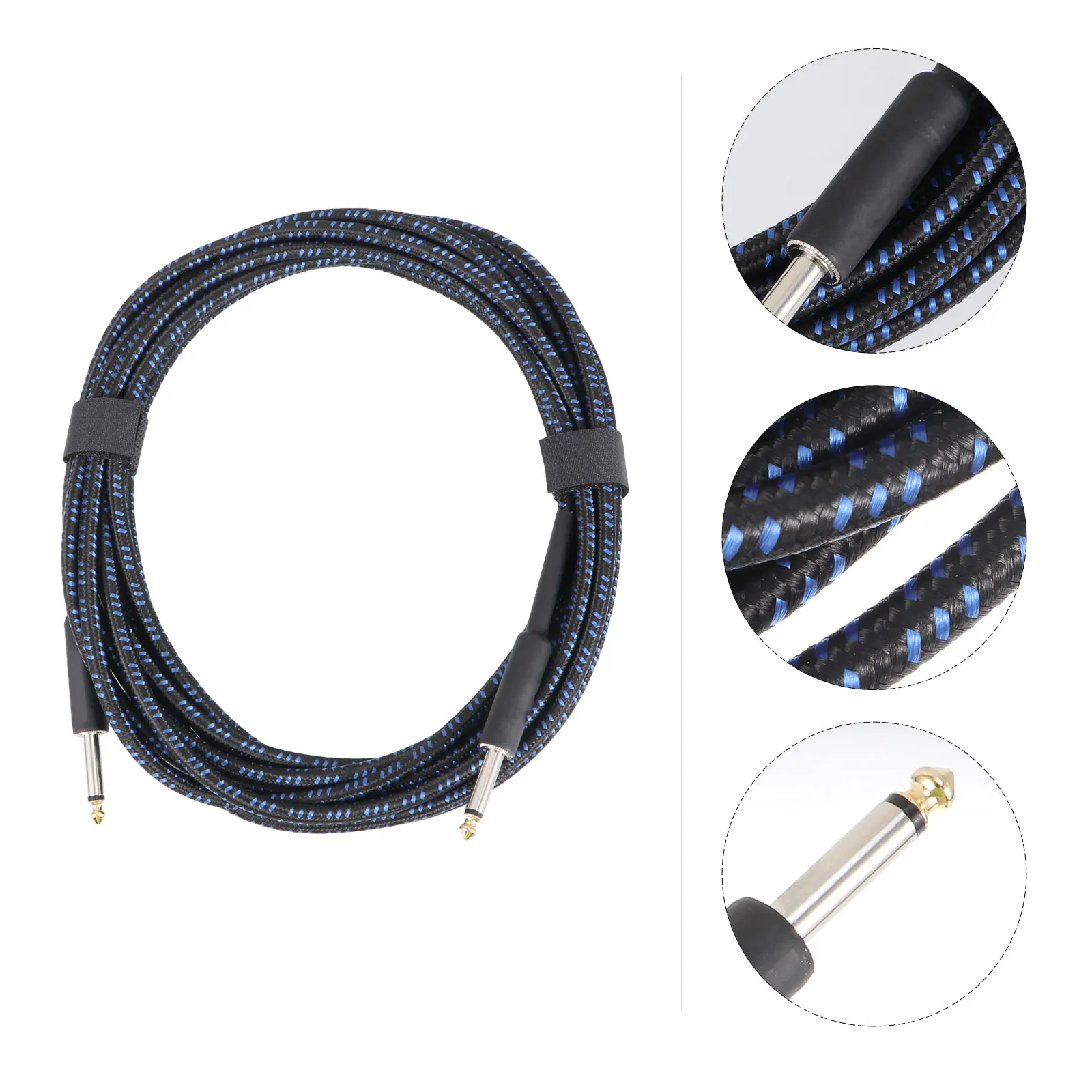 

Guitar Cable Musical Instrument Accessory Electric Double Layer Audio Amplifier Wire Plastic Cord Connecting