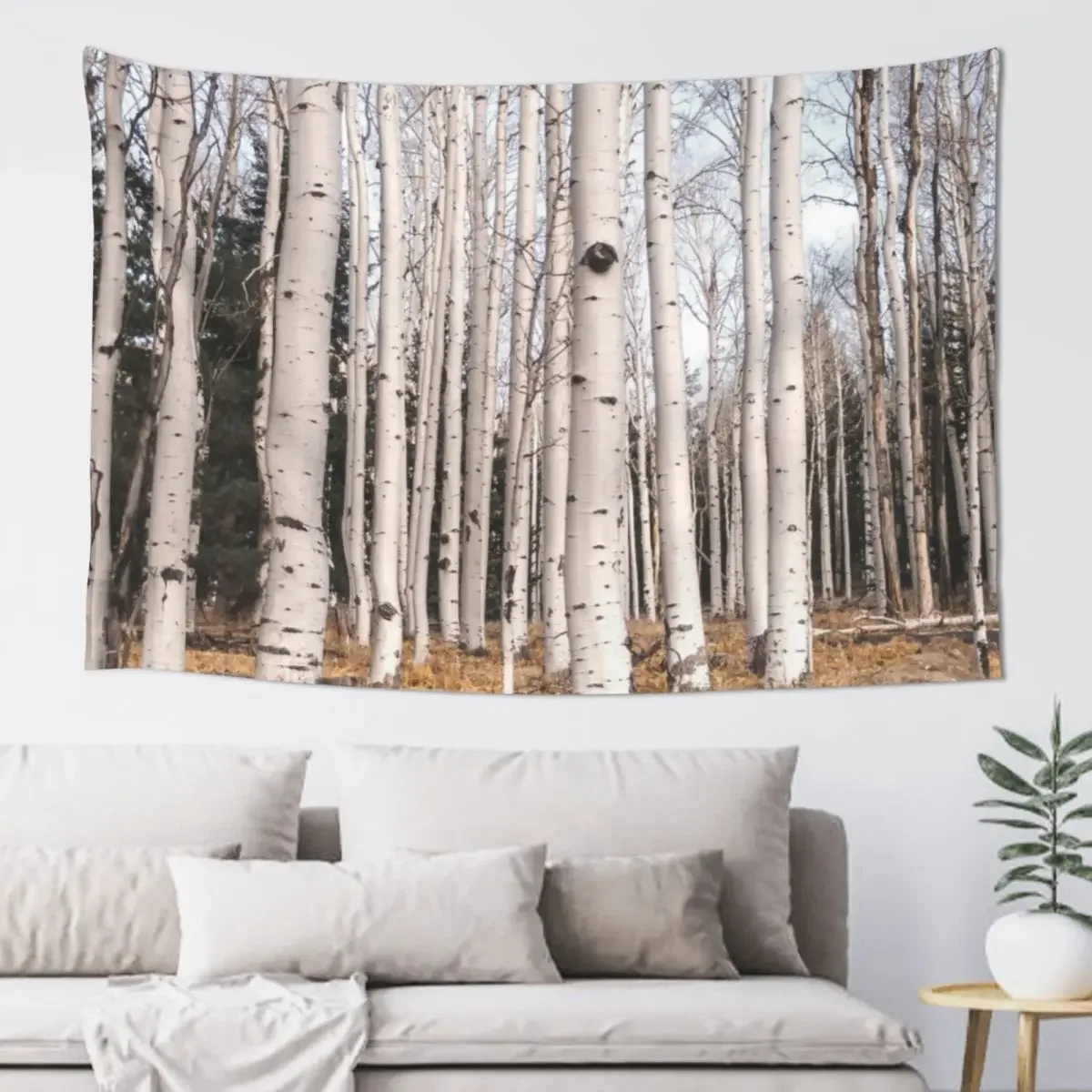 

Birch Forest, Trees of Reason Tapestry Room Decoration Accessories For Bedroom Tapestry