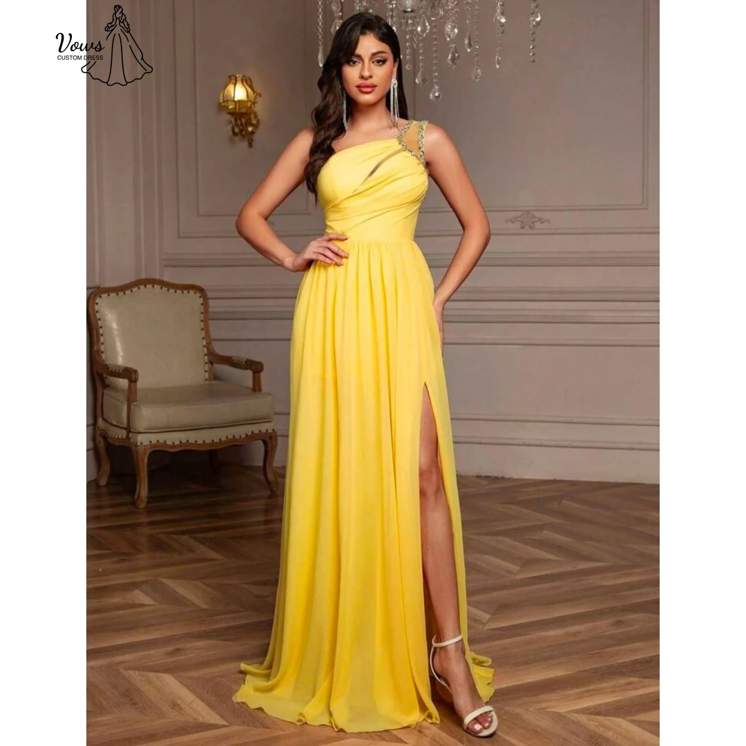 

Vows Off-shoulder Robe Soiree Line A Evening Dresses Woman Elegant Dress Luxury Evening Dress 2025 Custom Made Satin Cloth Prom
