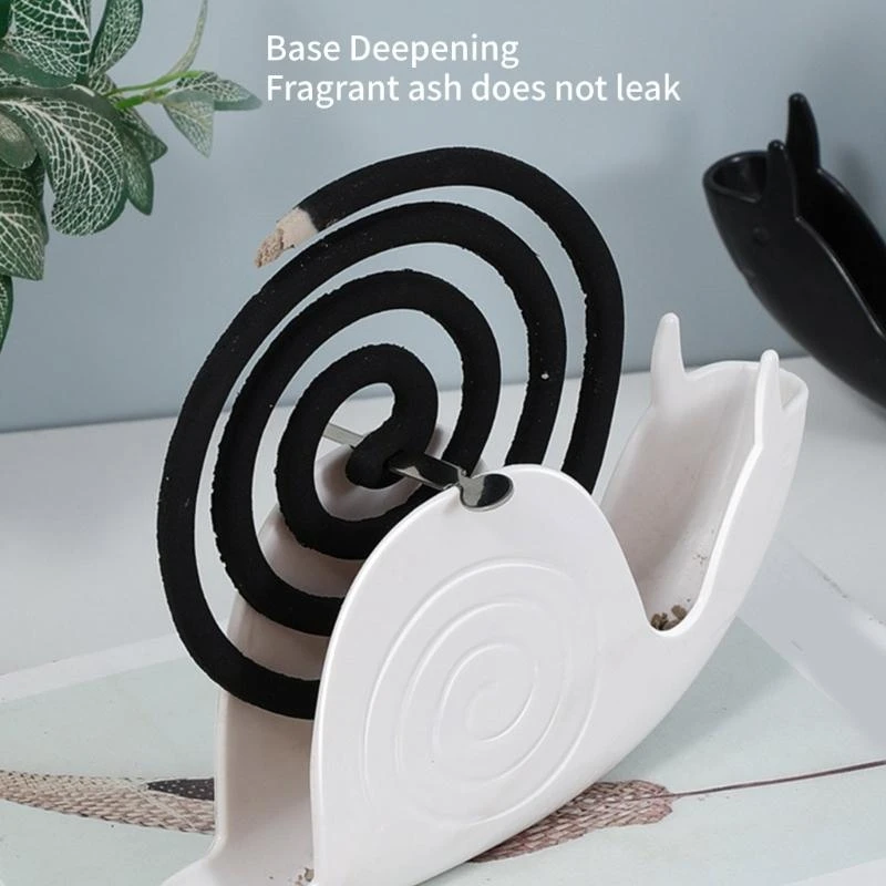 

Snails Mosquitoes Incenses Holder Plate Coils Holder Dispenser for Peaceful Sleep for Bedrooms and Patios high quality