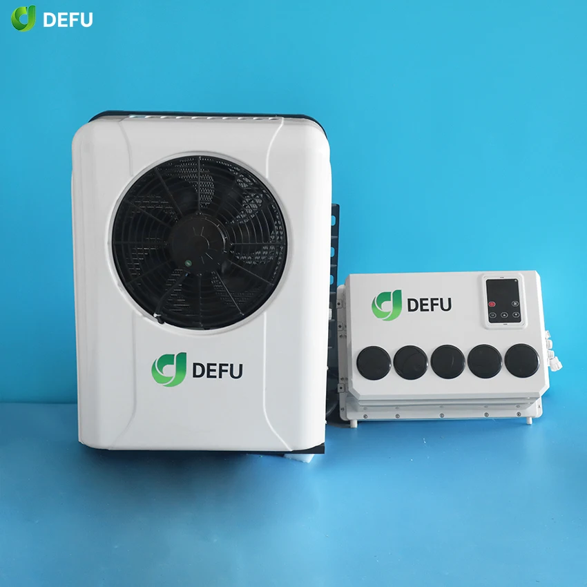 Split Cooler Van Electric 12 Volt Cabin Cooling APU 24v Parking Truck 12v Air Conditioner For Trucks Cabin
