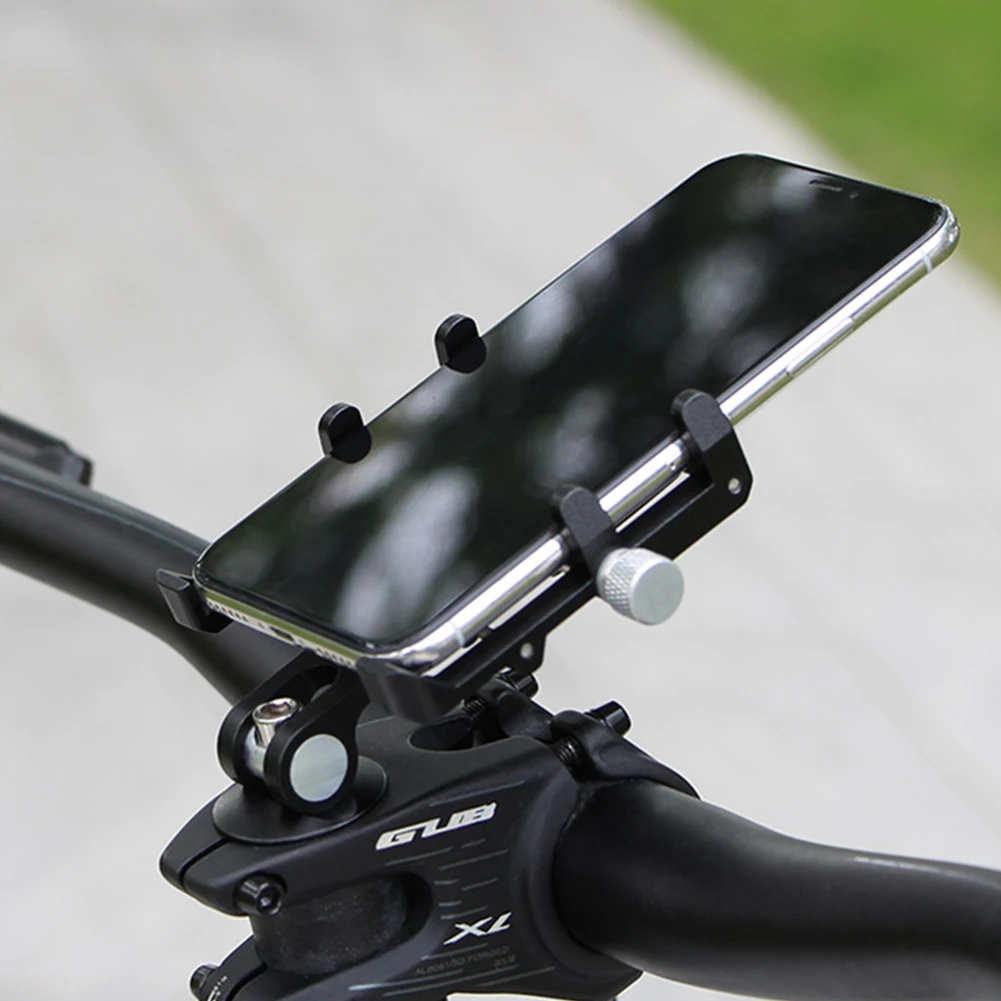 GUB Bicycle Stem CellPhone Mount Aluminum Alloy Bicycle Stem Mount Bracket Adjustable Centered Installation Cycling Equipment view 2