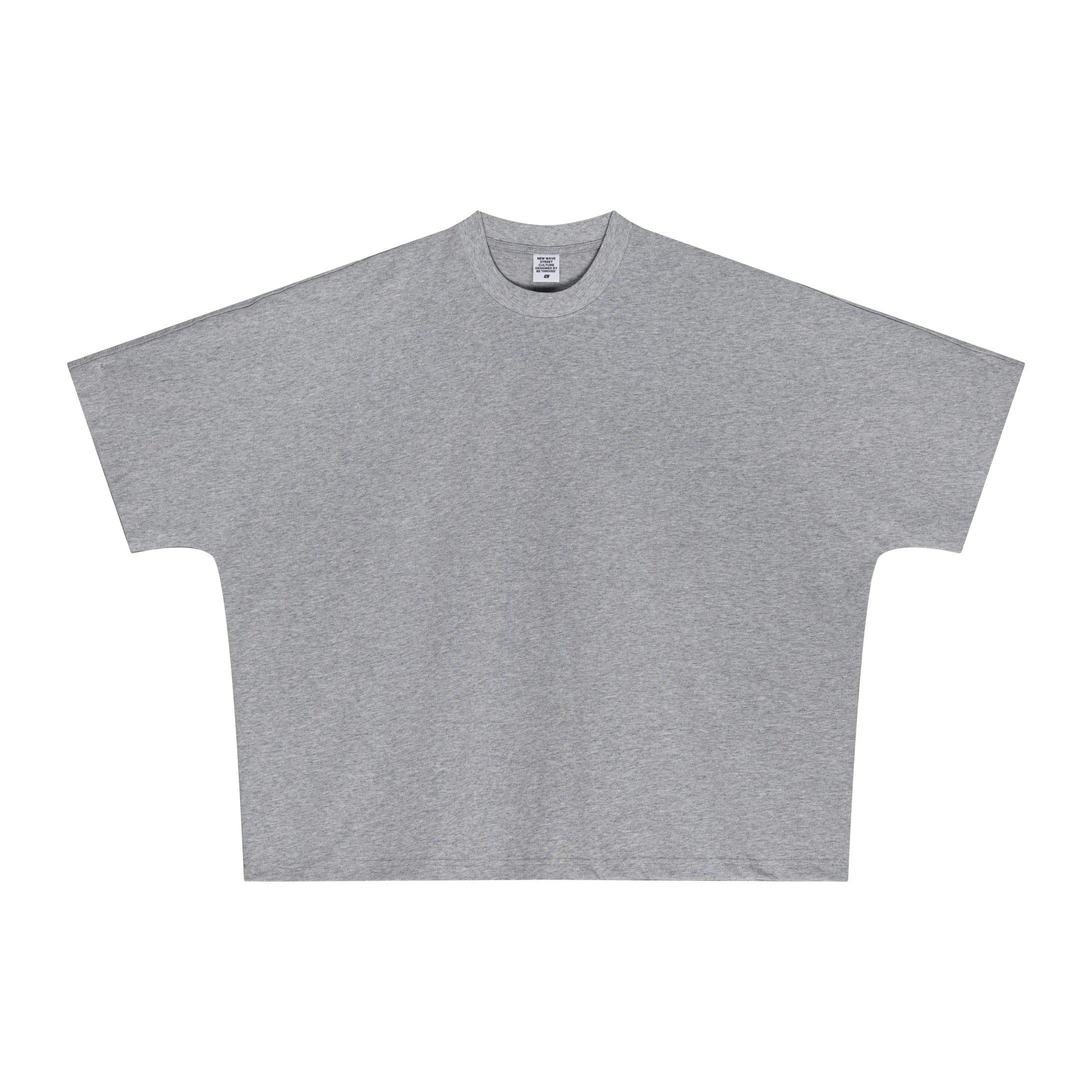 

Летняя европейская и американская футболка из 100% хлопка с мешковатыми рукавами «летучая мышь», повседневная нарядная мужская футболка с короткими рукавами и воротником-стойкой, футболка большого размера