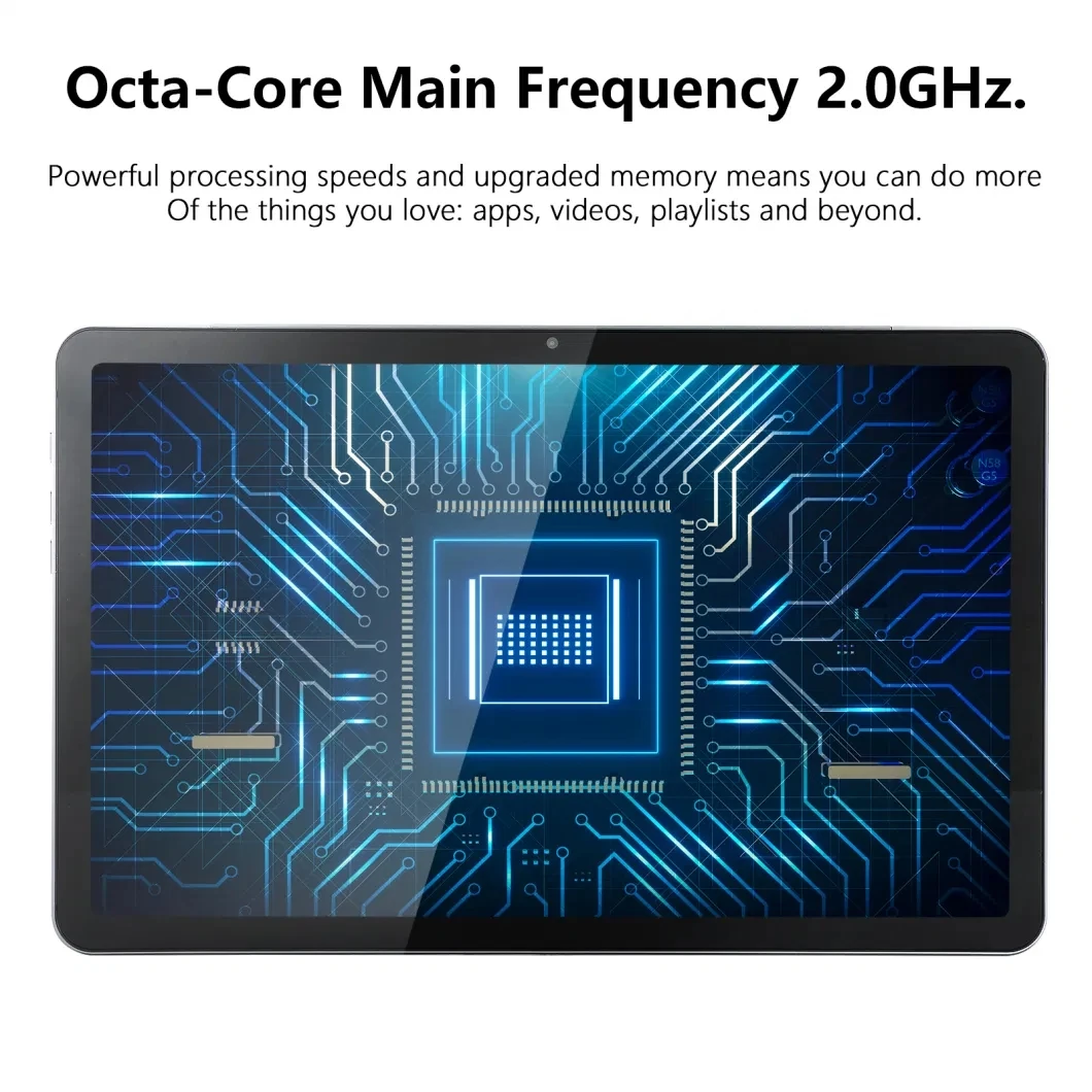 10.1 Inch Android Tablet 4G /5G LTE Phone Call Octa Core 8GB+512GB ROM Bluetooth Wi-Fi Google High Definition Display Tablet PC