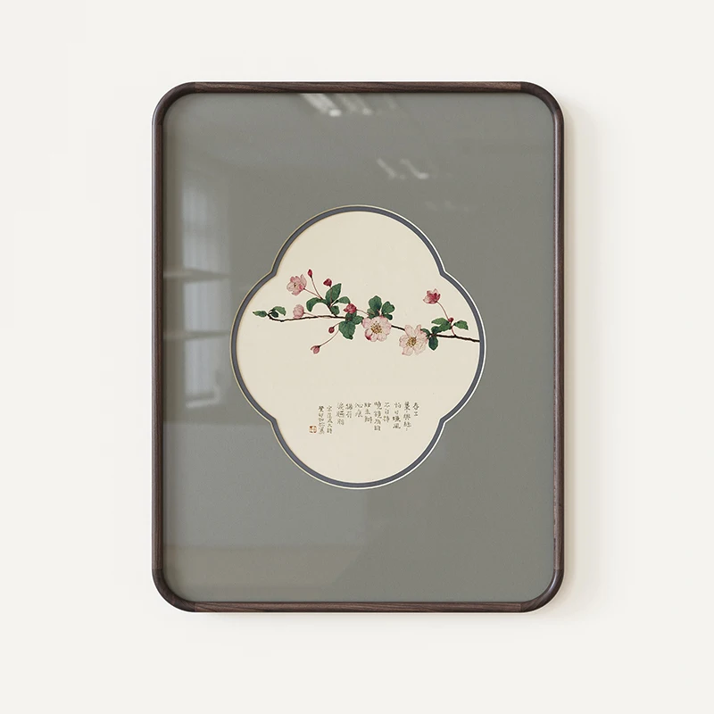

Qianxiang film, medieval style bedroom bedside decoration painting, retro porch cabinet painting