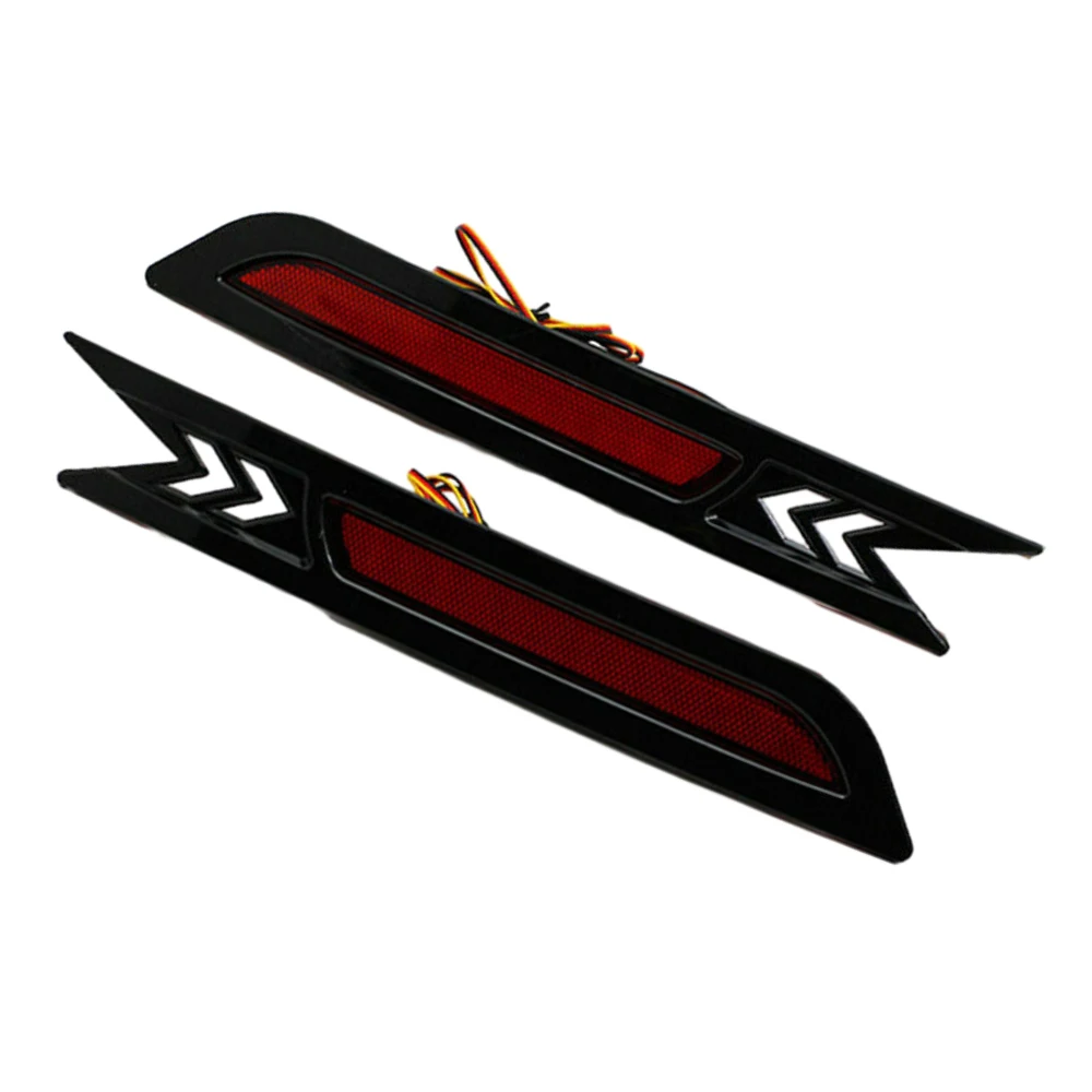 

Rear Bumper Light Reflector Lamp Fit For Honda CRV CR-V 2010-2011 Red Lens Led Fog Light