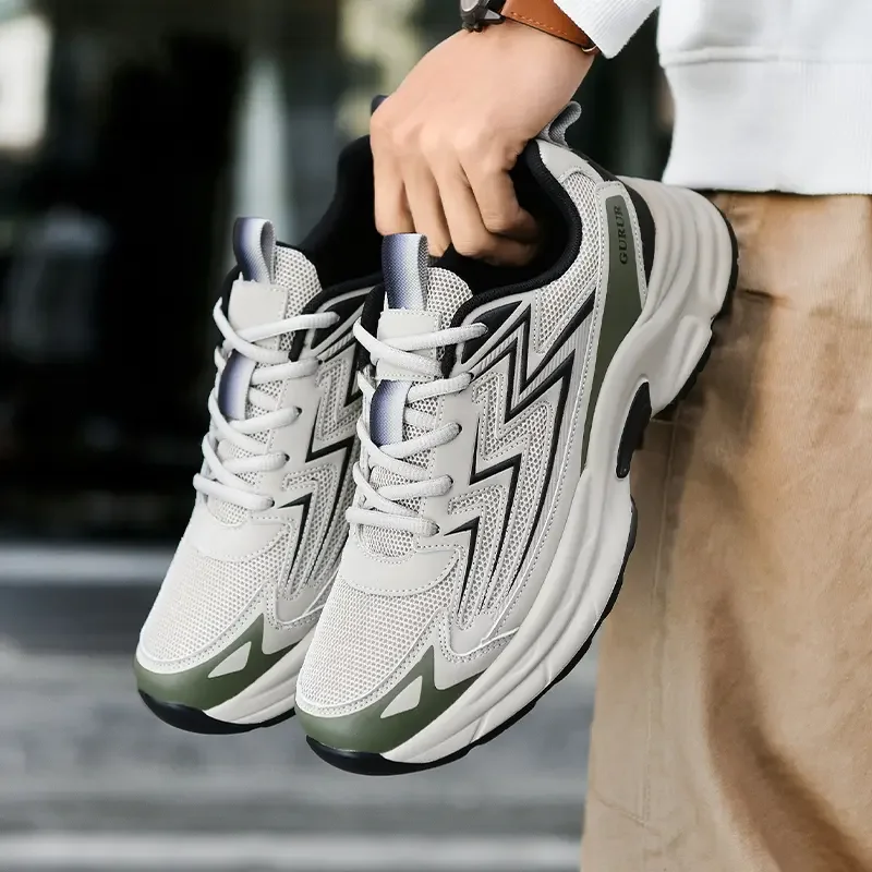 

Gym Training Men Mesh Sport Sneakers Perspiration Discharge Design Comfort Workout Running Shoes