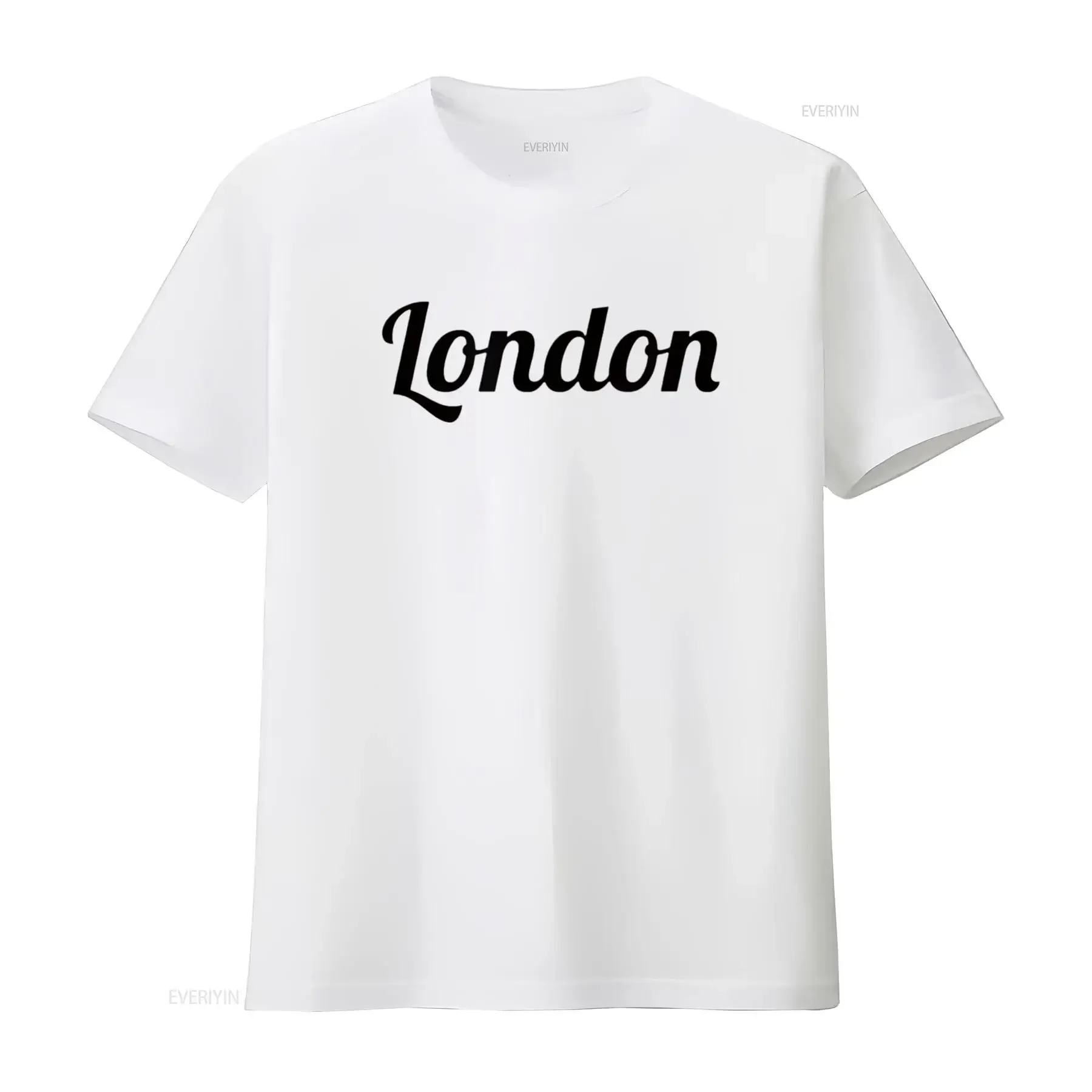 Womens Top That Says the Word LONDON UK England City T Shirt White X Large vintage Washed Casual graphic Soft Slightly fashion