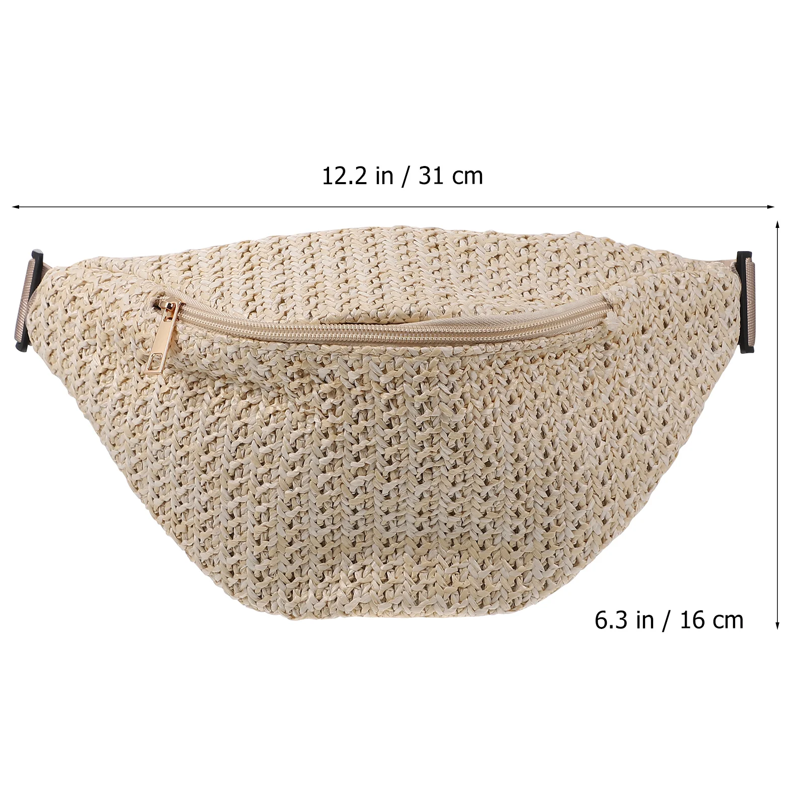 Sac de Poitrine en Polyester pour Femme, Fourre-Tout en Paille, Poudres, Stockage, Shopping, Été