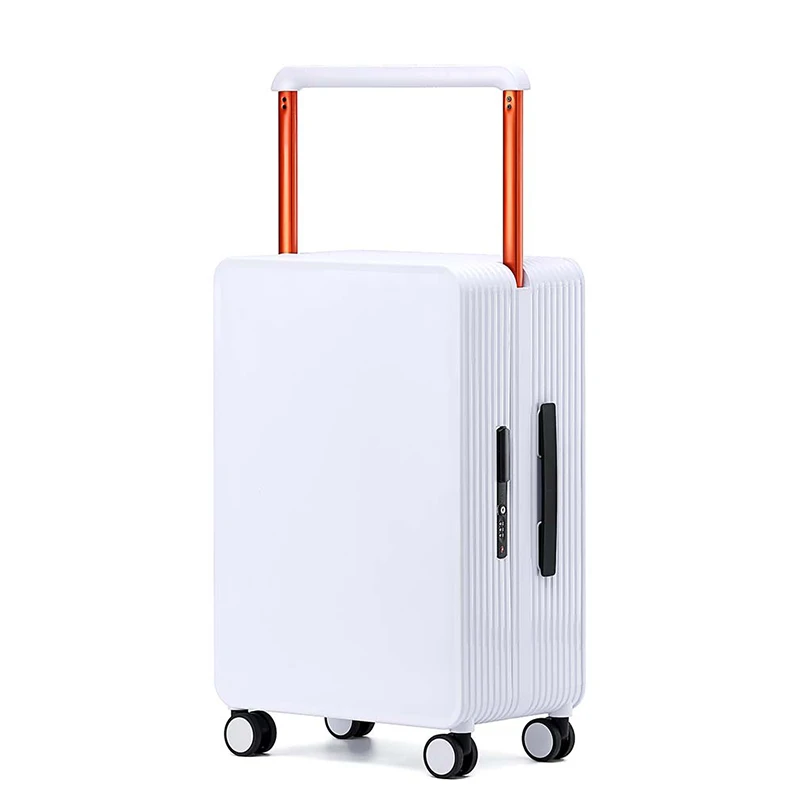 Wide Tie Rod Suitcase. Men's And Women's Fashion Good-Looking Suitcase, 20-inch Universal Wheel Business Middle Size Luggage.