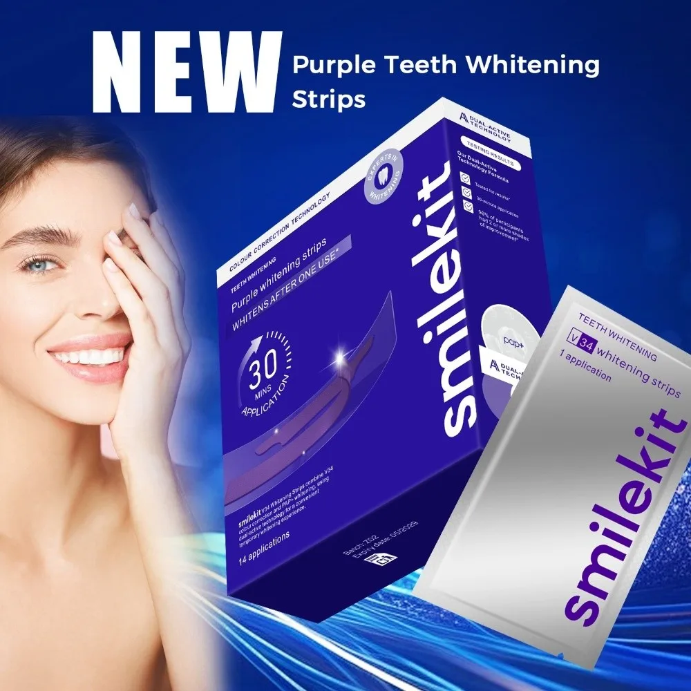 

7/14pcs New Professional Teeth Whitening Strip Reduced Sensitivity Effective Tooth White Strip 3D Whitener Strip Dental kit