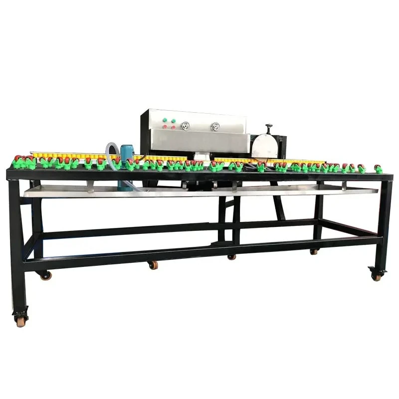 Manual Glass Edge Grinding Polishing Machine with Film Rem-oval High Efficiency Affordable Price for Glass Processing