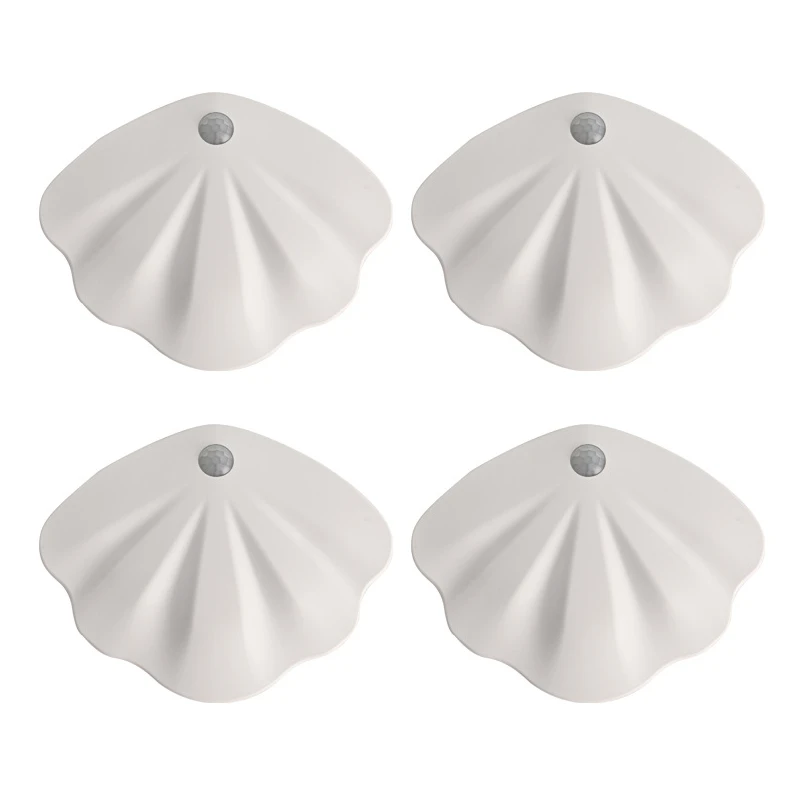 

4Pc LED Night Light Motion Sensor Light USB Tricolor Room Decoration Lamp For Corridor Staircase LED Lamp Sensor Light Durable B
