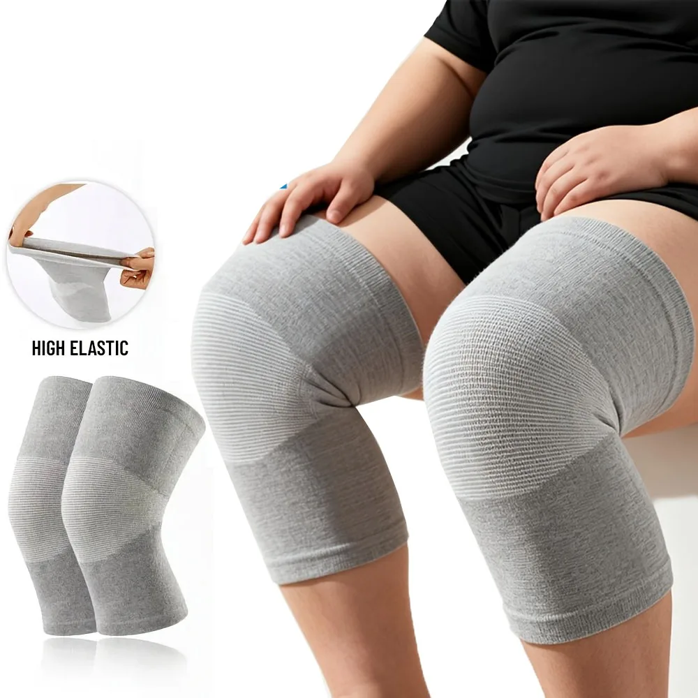 2PC High Elasticity Knitted Compression Knee Braces, Breathable And Comfortable,Knee Support for Men & Women,