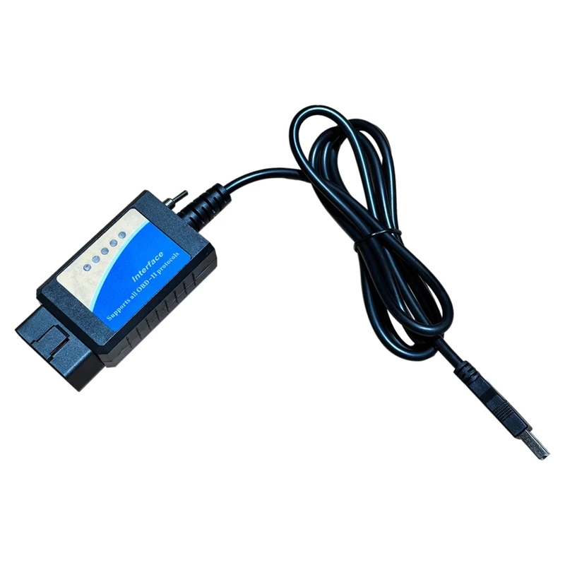 

Elm327 USB автоматическое диагностическое сканирование чип-программное обеспечение Elm 327 USB-сканер кодов OBD