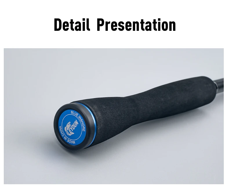 BLUE INSHORE Angelruten Inshore Breakwater Bass Rod S782L S862ML S902ML Saltwater Light Fast 2-teilige Spinnruten – Detail 9