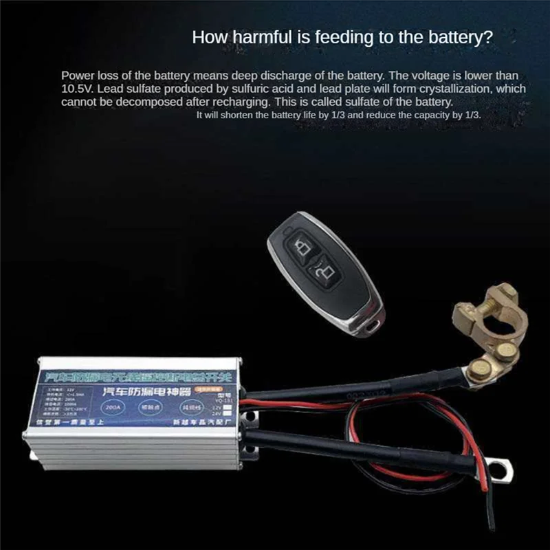 

Precision Car Battery Isolation Switch 1000A 12V Isolator Main Switch Plastic Automotive Supplies Leakproof Main Power Switch
