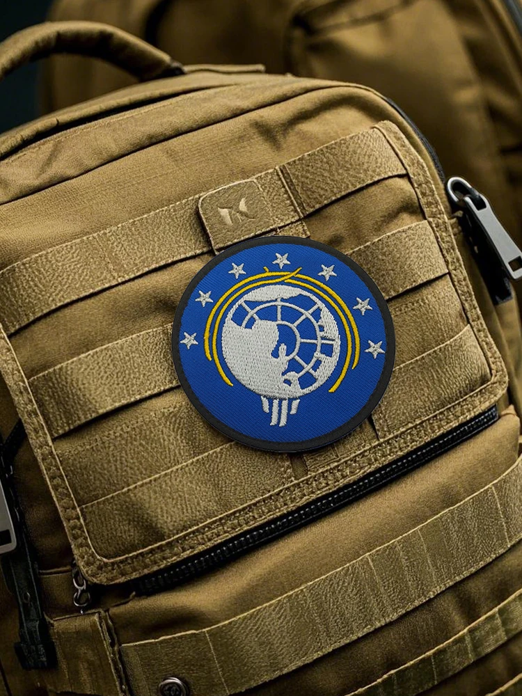 الجمجمة التكتيكية التصحيح التطريز هوك وحلقة شعار نحن نغوص معا شارة ملصقات حقيبة الظهر للملابس