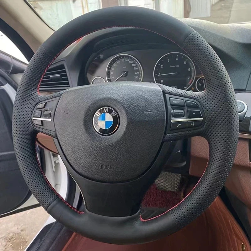 

Car Steering Wheel Cover for BMW F25 X3 2011-2015 F26 X4 2014-2016 Genuine Leather Interior Protector Steering-Wheel Accessories