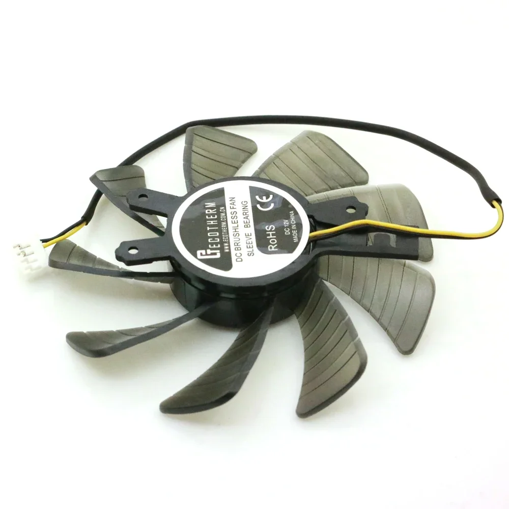 FY09015M12LPA DC12V 86mm 4Pin GPU Fan For GALAXY GTX1050ti 1050 ITX Graphics Card Cooling Fan