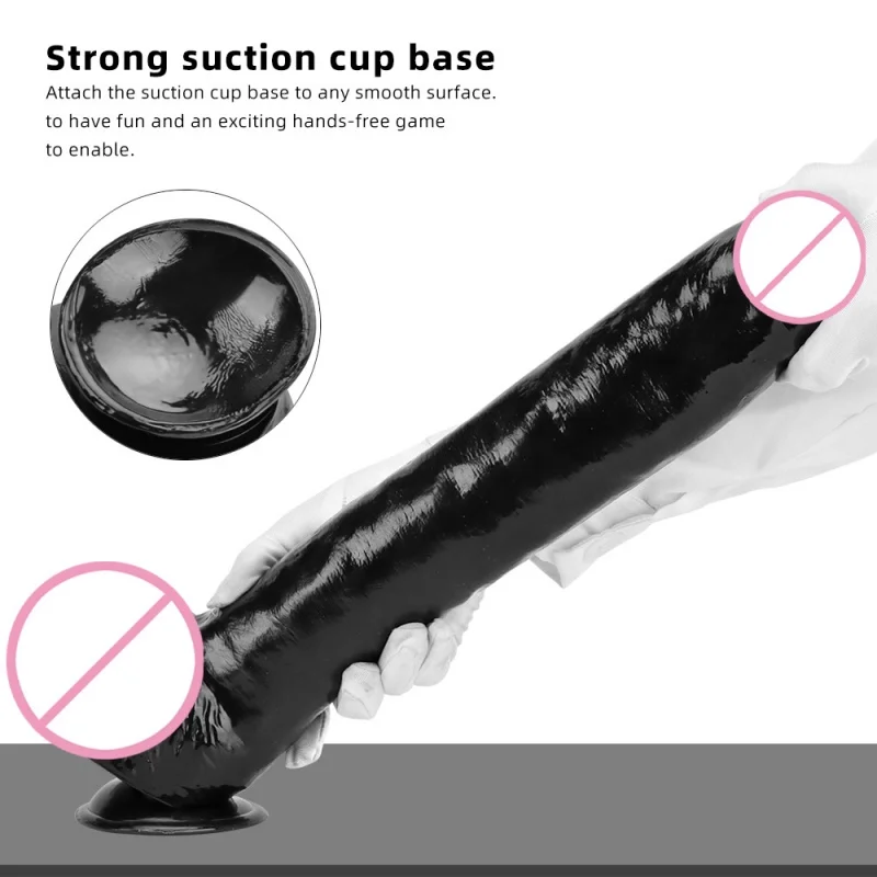 Giant Realistic Dildo Anal Plug with Sucker Big Dick Long Penis Sex Toys for Women Men Adult Products Stimulate Anus and Vagina 5