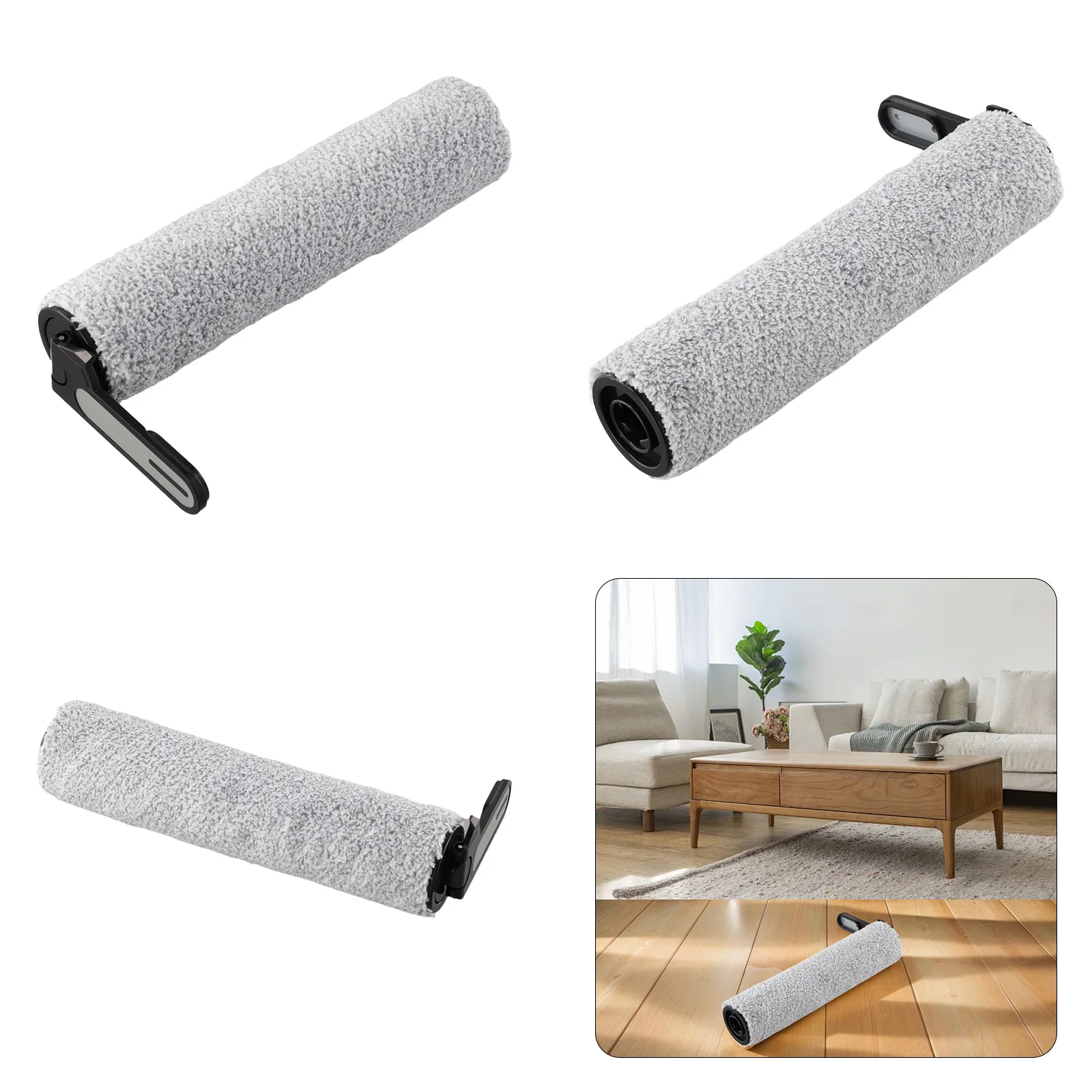 for bissel Robot Vacuum Brush Replacement Brush High Compatibility Hygienic Floors Long for service Life Sturdy Material